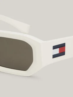 Okulary Przeciwsłoneczne|Okulary Przeciwsłoneczne*Tommy Hilfiger Ośmiokątne Okulary Przeciwsłoneczne WHITE
