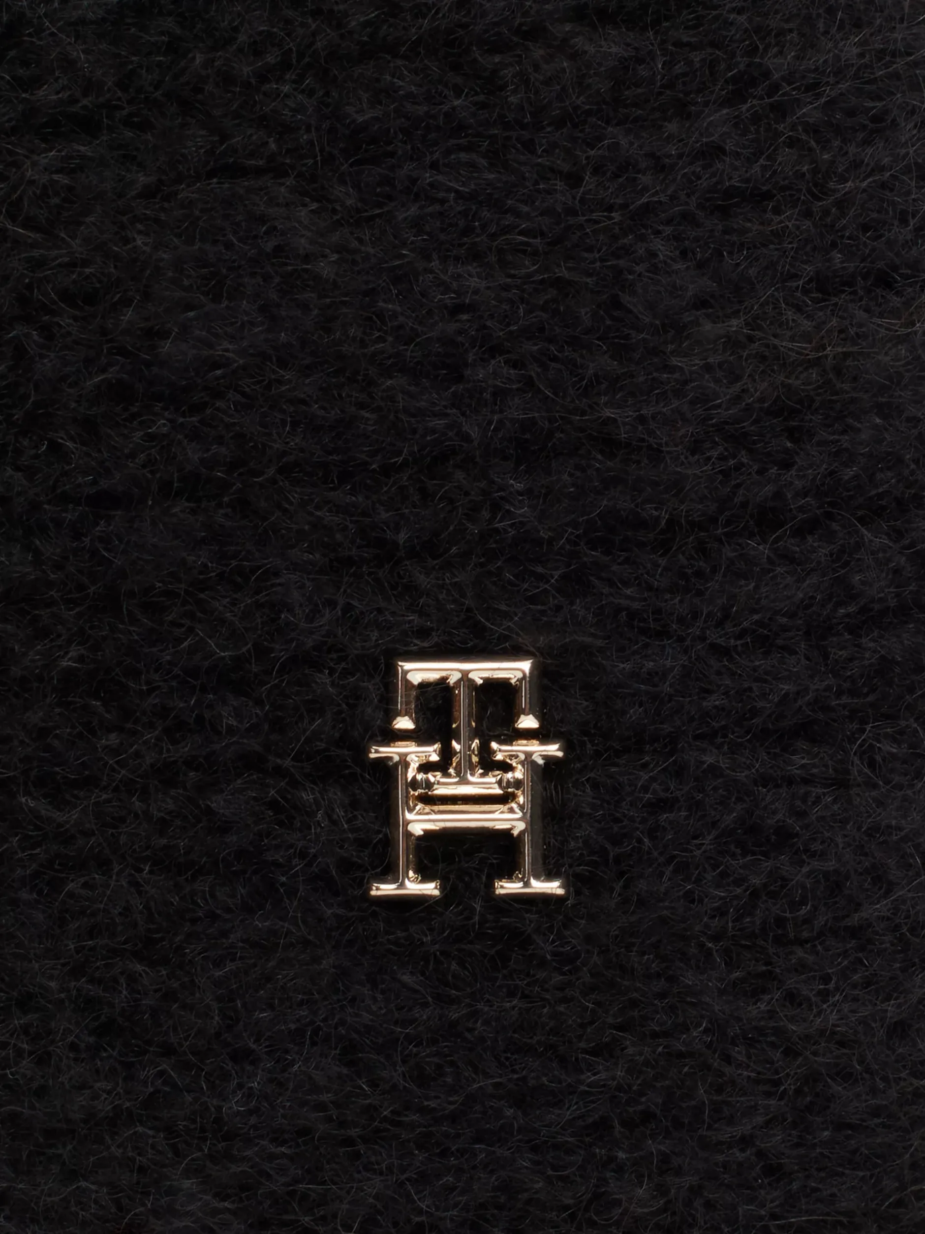 Czapki I Szaliki*Tommy Hilfiger Opaska Na Głowę Ze Skręconym Przodem BLACK