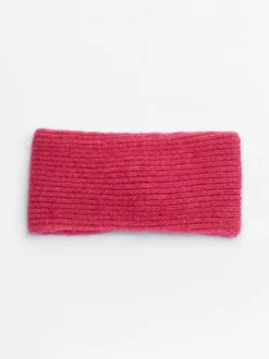 Czapki I Szaliki*Tommy Hilfiger Opaska Na Głowę Ze Skręconym Przodem HERITAGE PINK