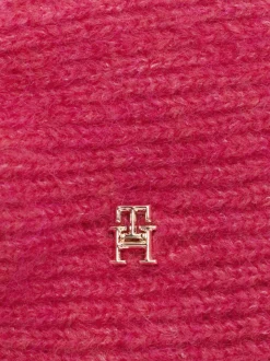 Czapki I Szaliki*Tommy Hilfiger Opaska Na Głowę Ze Skręconym Przodem HERITAGE PINK