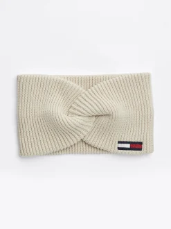 Czapki I Szaliki*Tommy Hilfiger Opaska Na Głowę Ze Skręconym Przodem NEWSPRINT