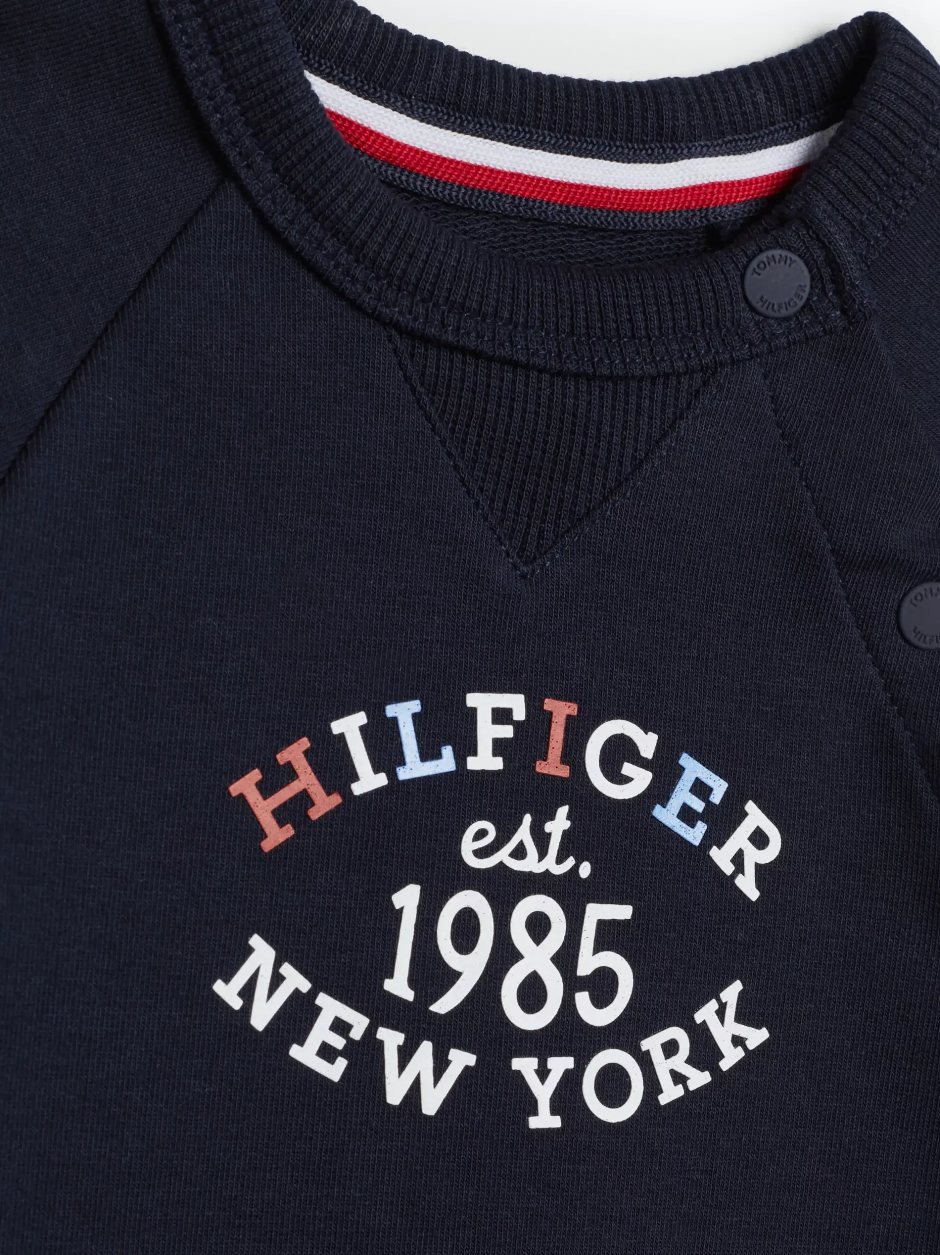 Dziewczynki|Chłopcy*Tommy Hilfiger Pajacyk Hilfiger Monotype Z Zapięciem Na Zatrzaski DESERT SKY