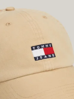 Czapki Z Daszkiem|Czapki I Szaliki*Tommy Hilfiger 6-panelowa Bejsbolówka Heritage GENTLE GOLD