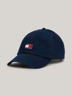 Czapki Z Daszkiem|Czapki I Szaliki*Tommy Hilfiger 6-panelowa Bejsbolówka Heritage DARK NIGHT NAVY