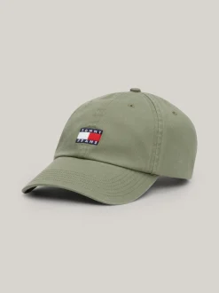 Czapki Z Daszkiem|Czapki I Szaliki*Tommy Hilfiger 6-panelowa Bejsbolówka Heritage WASHED ARMY