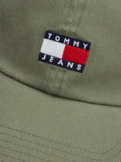 Czapki Z Daszkiem|Czapki I Szaliki*Tommy Hilfiger 6-panelowa Bejsbolówka Heritage WASHED ARMY