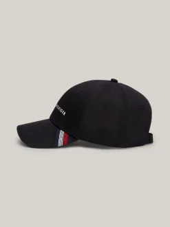 Czapki Z Daszkiem|Czapki I Szaliki*Tommy Hilfiger 6-panelowa Czapka Bejsbolowa Z Logo BLACK