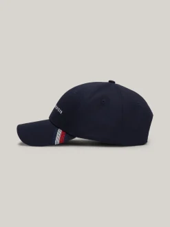 Czapki Z Daszkiem|Czapki I Szaliki*Tommy Hilfiger 6-panelowa Czapka Bejsbolowa Z Logo SPACE BLUE