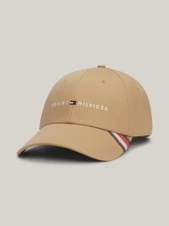 Czapki Z Daszkiem|Czapki I Szaliki*Tommy Hilfiger 6-panelowa Czapka Bejsbolowa Z Logo CLASSIC KHAKI
