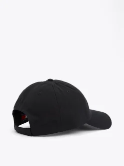 Czapki Z Daszkiem|Czapki I Szaliki*Tommy Hilfiger 6-panelowa Czapka Bejsbolowa Z Logo BLACK