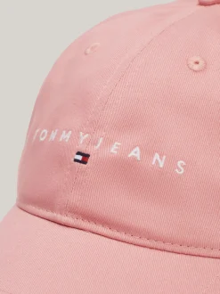 Czapki Z Daszkiem|Czapki I Szaliki*Tommy Hilfiger 6-panelowa Czapka Bejsbolowa Z Logo CHALKY PINK