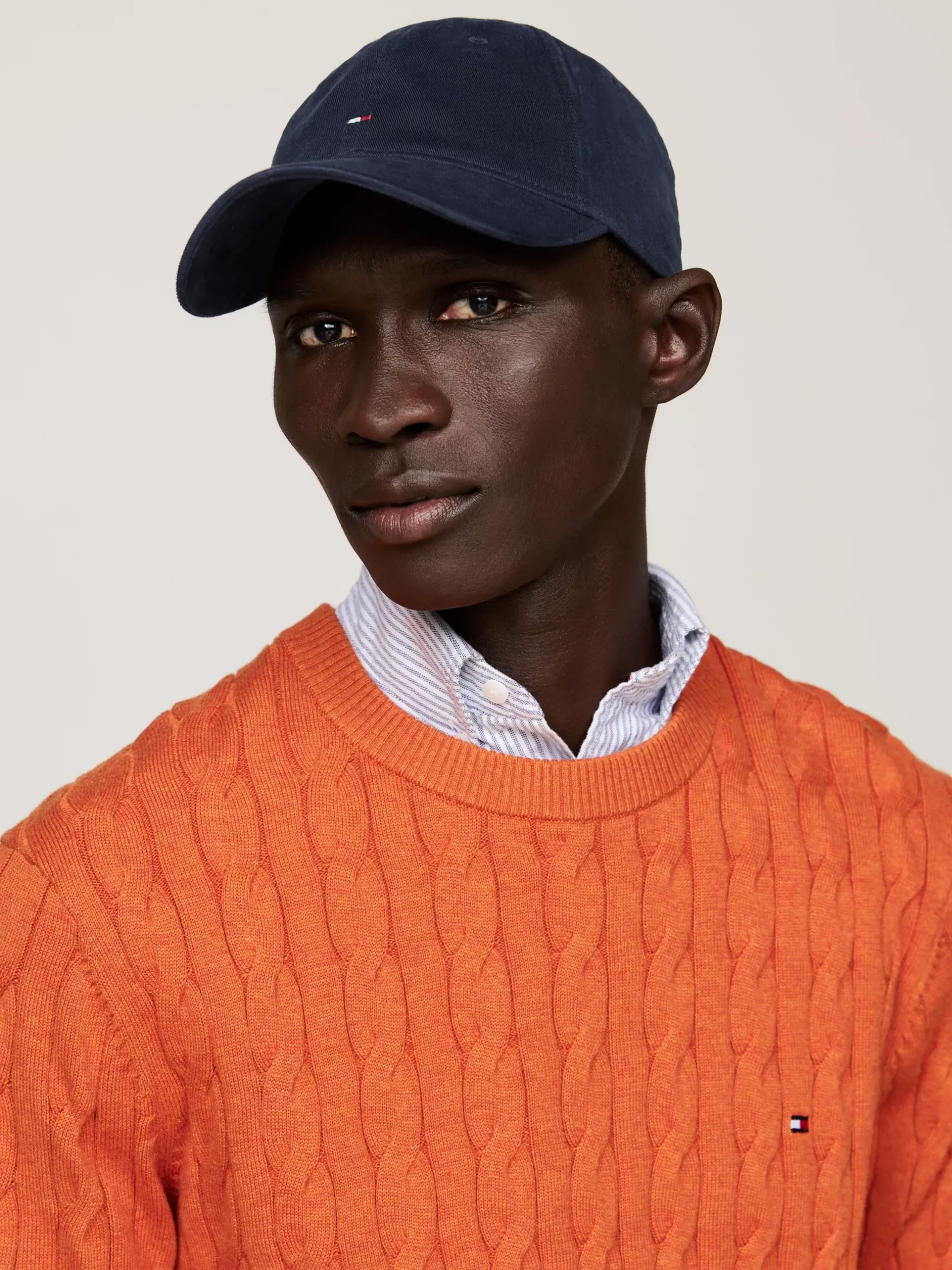 Czapki Z Daszkiem|Czapki I Szaliki*Tommy Hilfiger 6-panelowa Czapka Z Daszkiem I Flagą Hilfiger SPACE BLUE