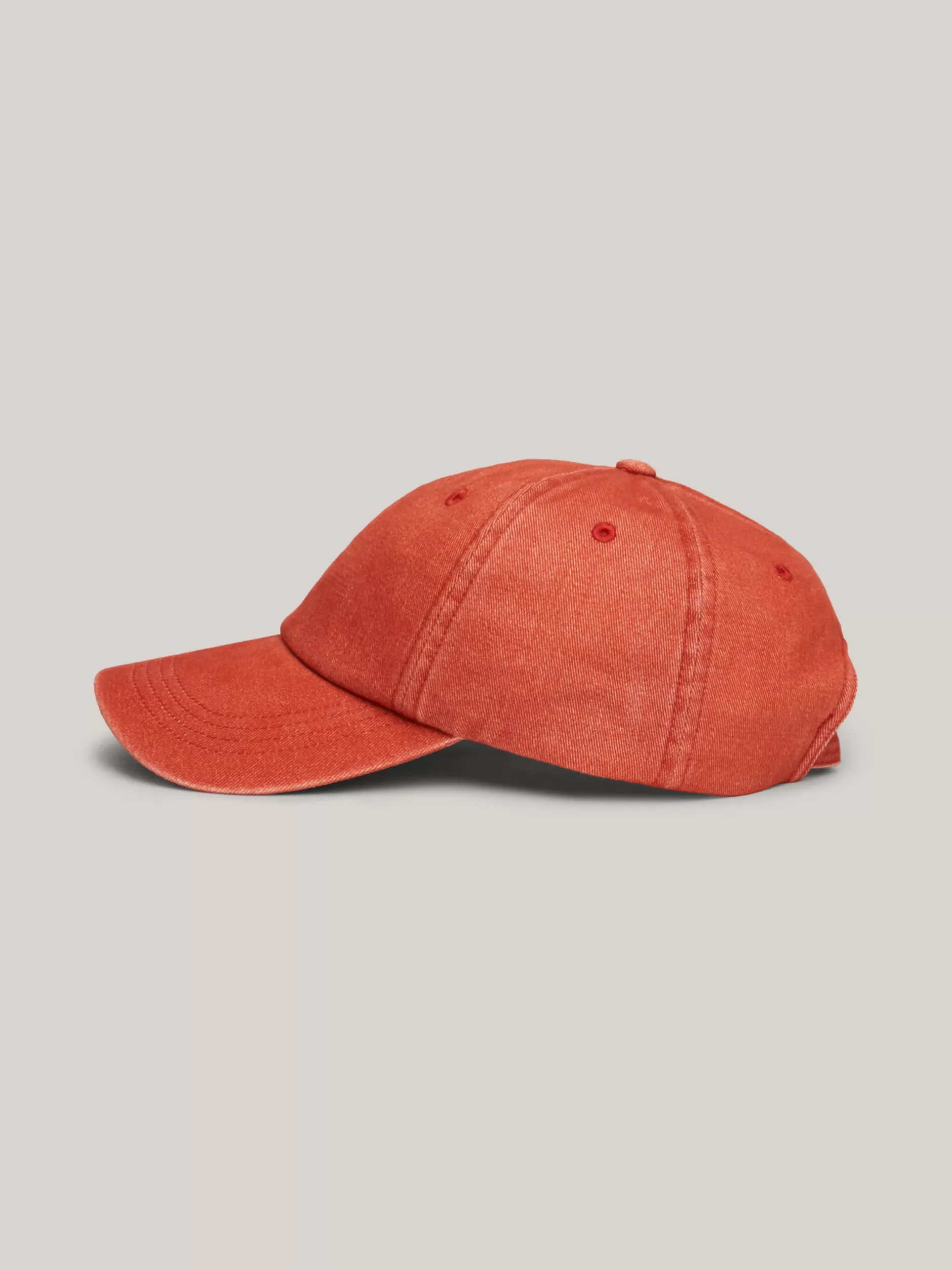 Czapki Z Daszkiem|Czapki I Szaliki*Tommy Hilfiger 6-panelowa Czapka Z Daszkiem I Flagą Hilfiger TERRA RED