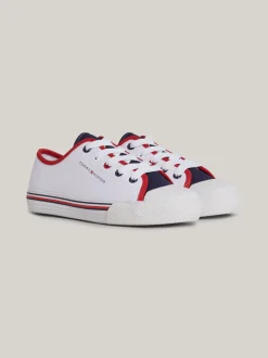 Obuwie I Akcesoria|Obuwie I Akcesoria*Tommy Hilfiger Płócienne Buty Sportowe Z Blokami Kolorów WHITE/BLUE/RED