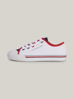Obuwie I Akcesoria|Obuwie I Akcesoria*Tommy Hilfiger Płócienne Buty Sportowe Z Blokami Kolorów WHITE/BLUE/RED