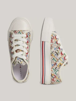 Obuwie I Akcesoria*Tommy Hilfiger Płócienne Buty Sportowe Z Monogramem TH MULTICOLOR
