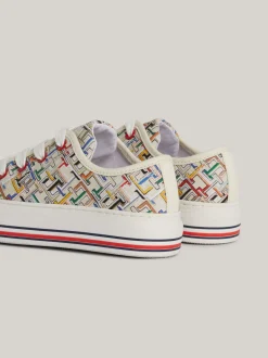 Obuwie I Akcesoria*Tommy Hilfiger Płócienne Buty Sportowe Z Monogramem TH MULTICOLOR