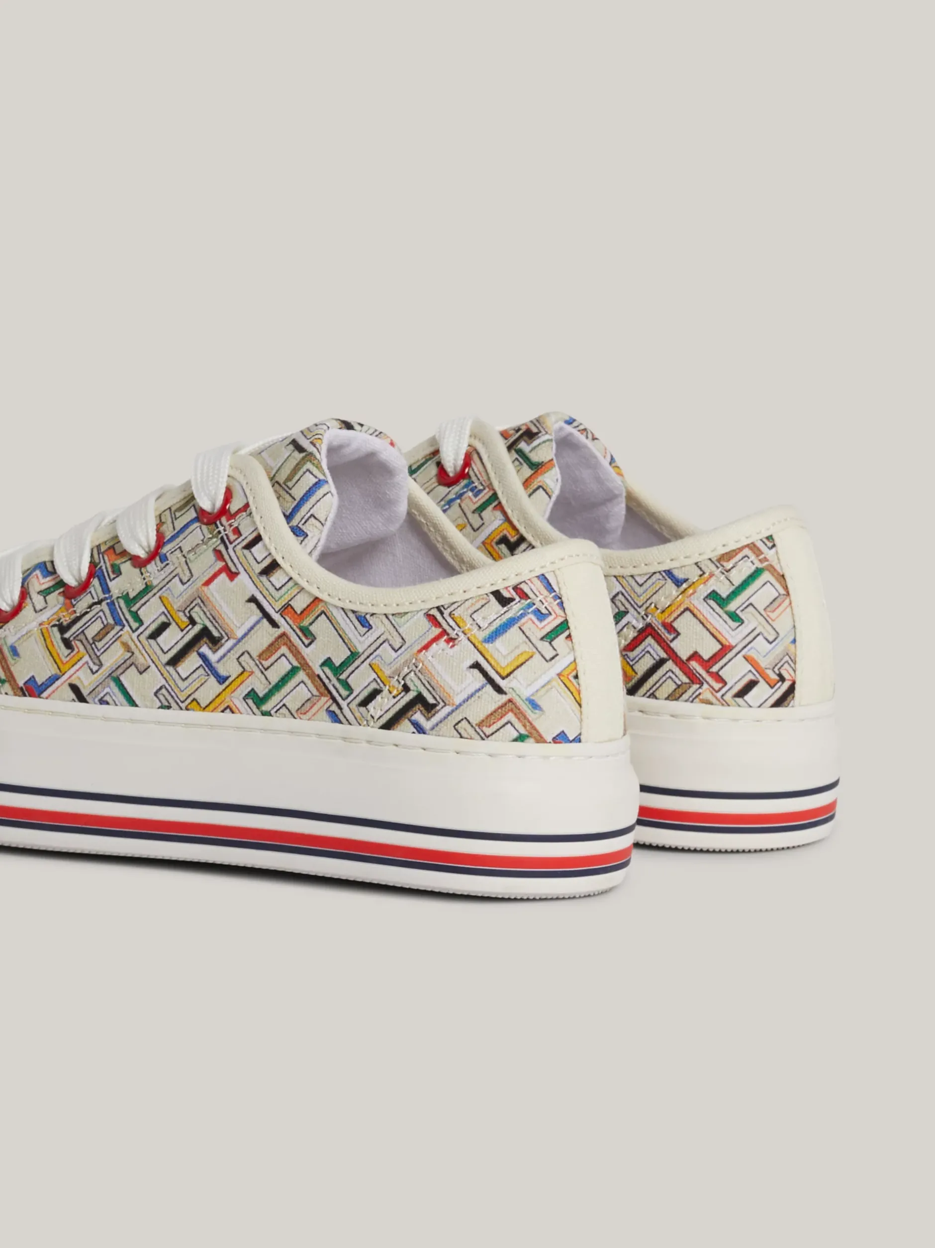 Obuwie I Akcesoria*Tommy Hilfiger Płócienne Buty Sportowe Z Monogramem TH MULTICOLOR