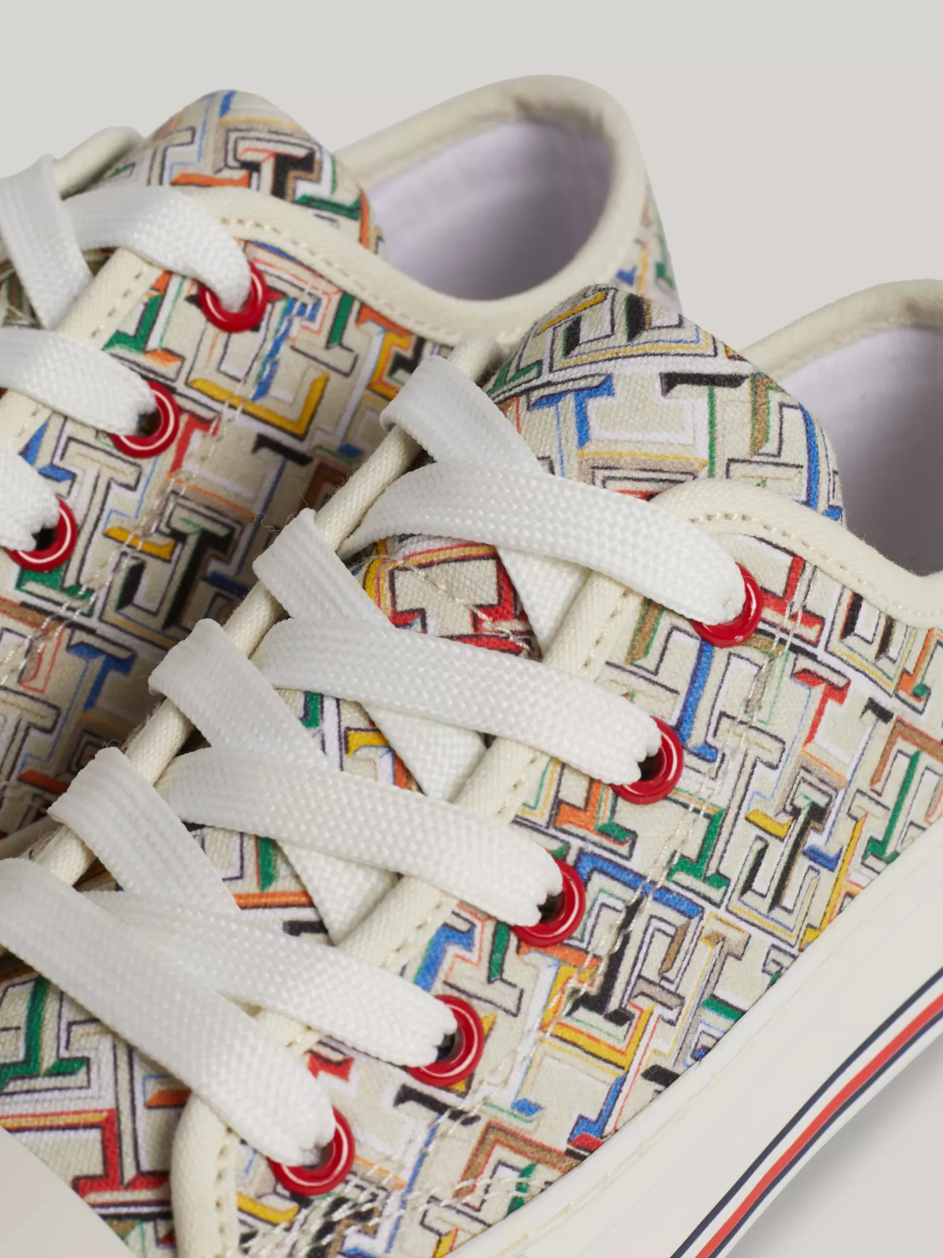 Obuwie I Akcesoria*Tommy Hilfiger Płócienne Buty Sportowe Z Monogramem TH MULTICOLOR