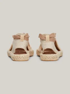 Obuwie I Akcesoria*Tommy Hilfiger Płócienne Espadryle Z Paskami BEIGE