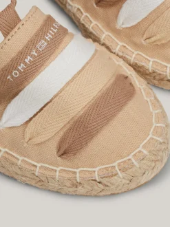 Obuwie I Akcesoria*Tommy Hilfiger Płócienne Espadryle Z Paskami BEIGE