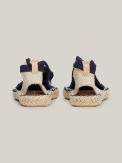 Obuwie I Akcesoria*Tommy Hilfiger Płócienne Espadryle Z Paskami BLUE