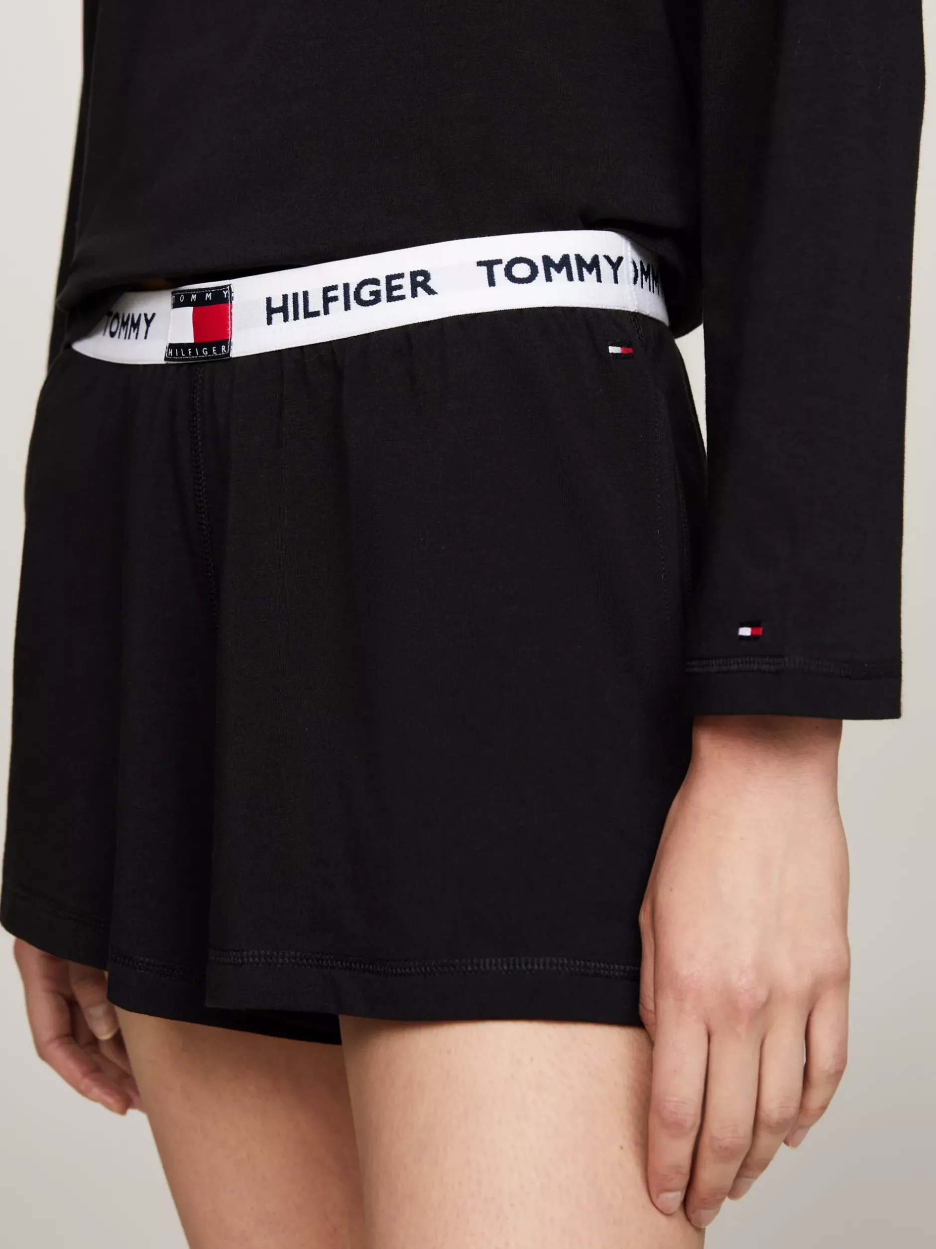 Piżamy & Odziez Nocna*Tommy Hilfiger Piżama TH Heritage BLACK