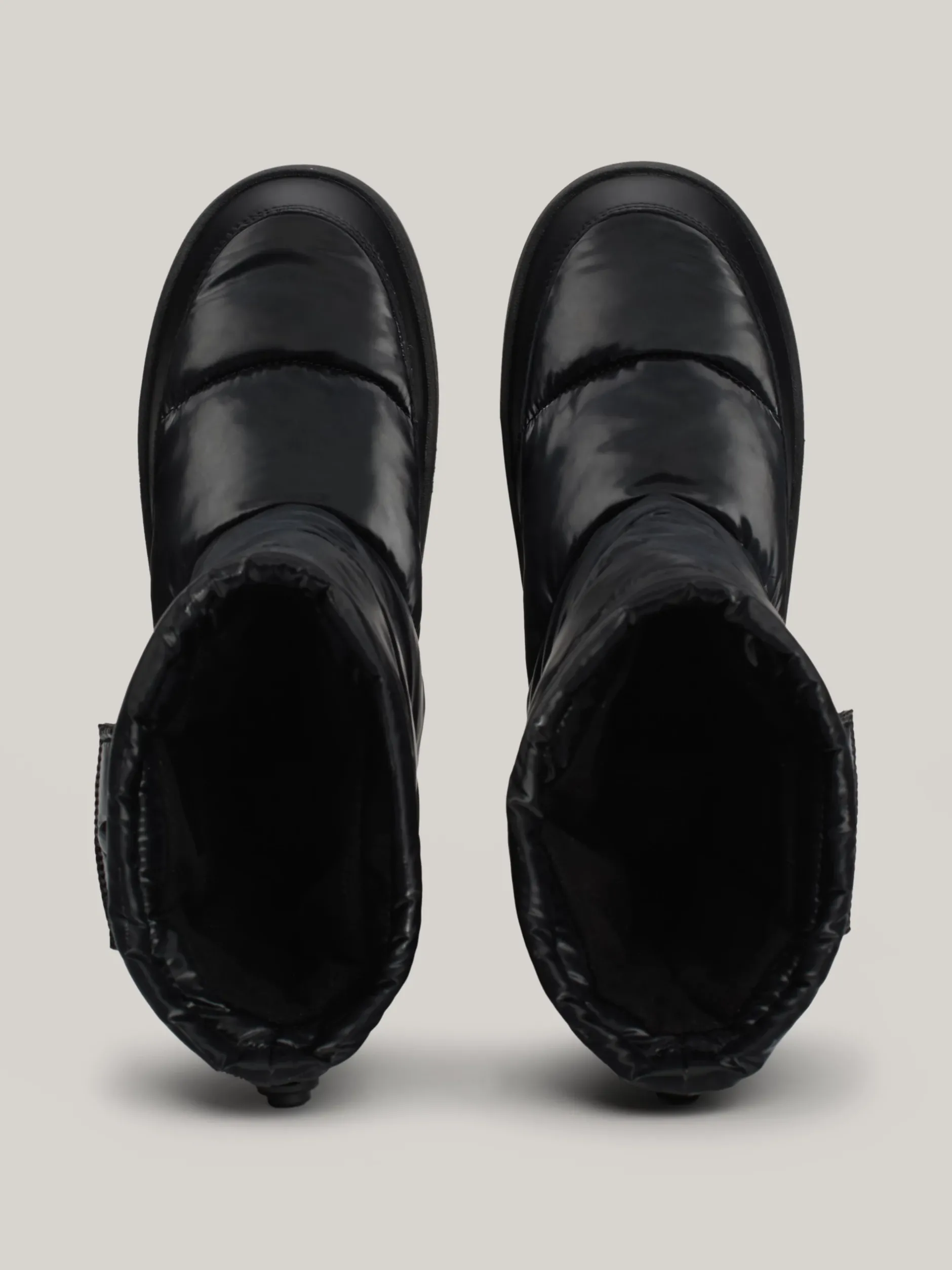 Botki*Tommy Hilfiger Pikowane śniegowce Z Ciepłą Wyściółką BLACK