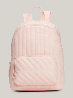 Obuwie I Akcesoria*Tommy Hilfiger Pikowany Plecak Dziecięcy Hilfiger Monotype SOFT PINK