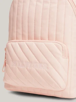Obuwie I Akcesoria*Tommy Hilfiger Pikowany Plecak Dziecięcy Hilfiger Monotype SOFT PINK
