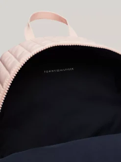 Obuwie I Akcesoria*Tommy Hilfiger Pikowany Plecak Dziecięcy Hilfiger Monotype SOFT PINK