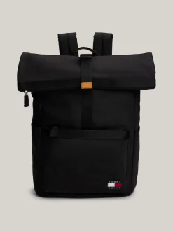 Plecaki*Tommy Hilfiger Plecak Essential Z Naszywką BLACK