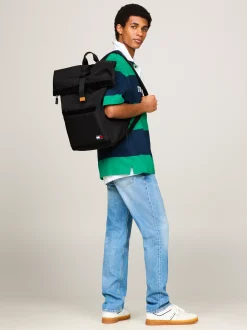 Plecaki*Tommy Hilfiger Plecak Essential Z Naszywką BLACK