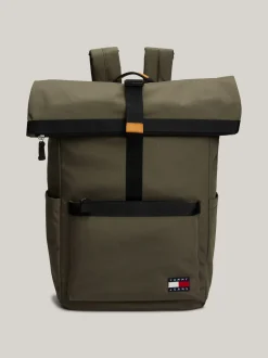 Plecaki*Tommy Hilfiger Plecak Essential Z Naszywką PEWTER GREEN