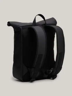 Plecaki*Tommy Hilfiger Plecak Essential Ze Zwijaną Górą I Logo BLACK