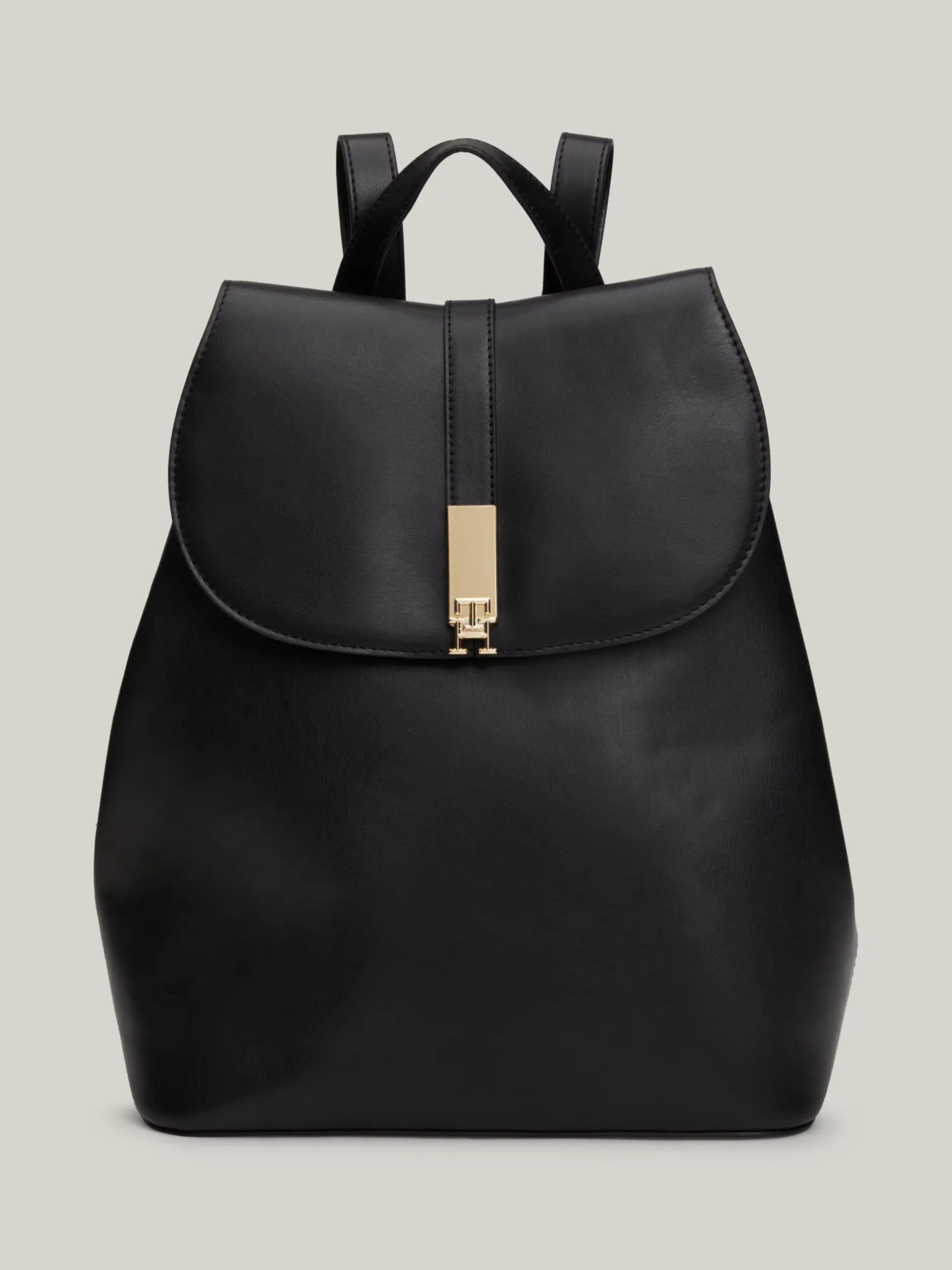 Plecaki*Tommy Hilfiger Plecak Heritage Z Klapką I Monogramem TH BLACK