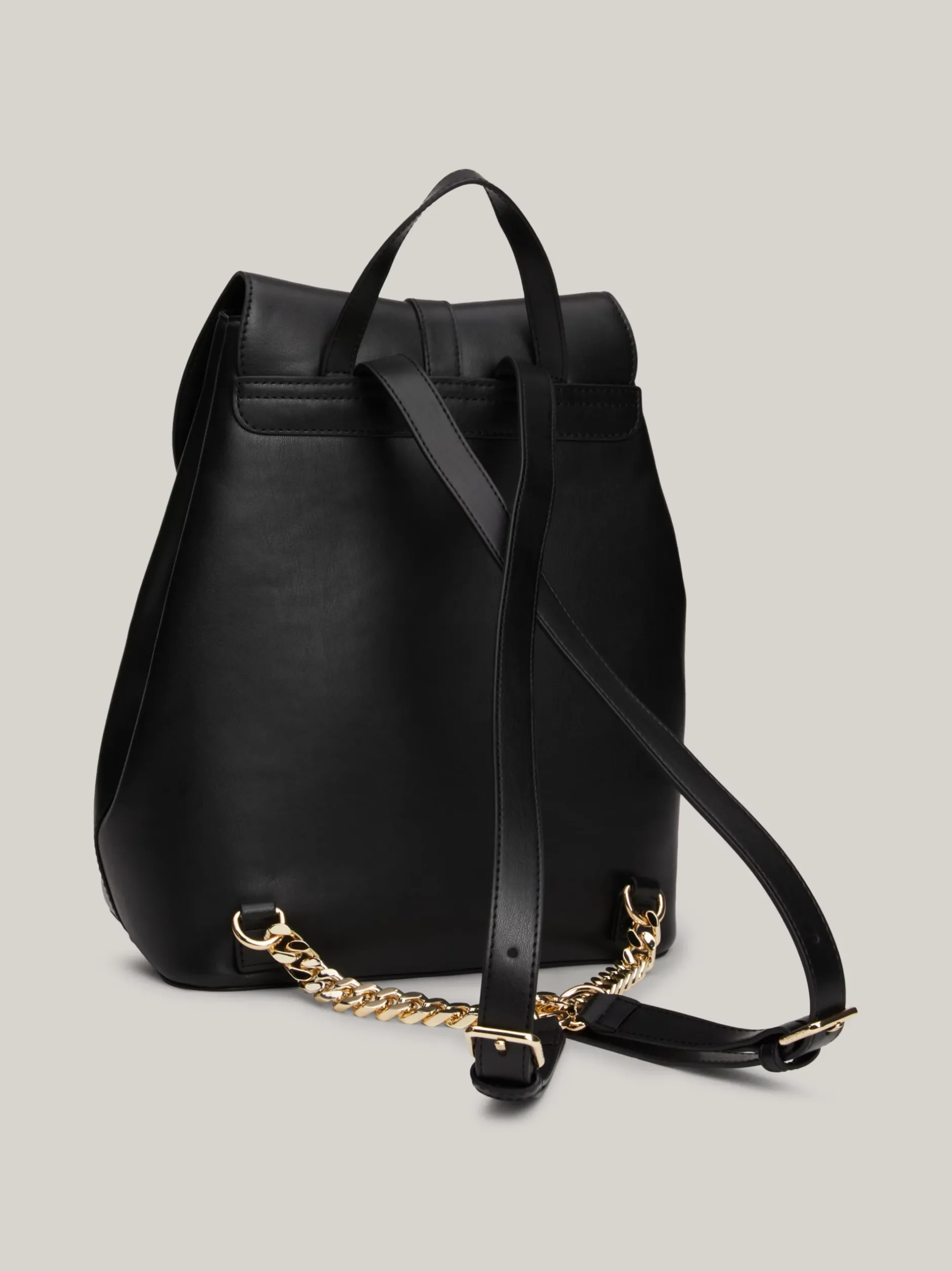 Plecaki*Tommy Hilfiger Plecak Heritage Z Klapką I Monogramem TH BLACK