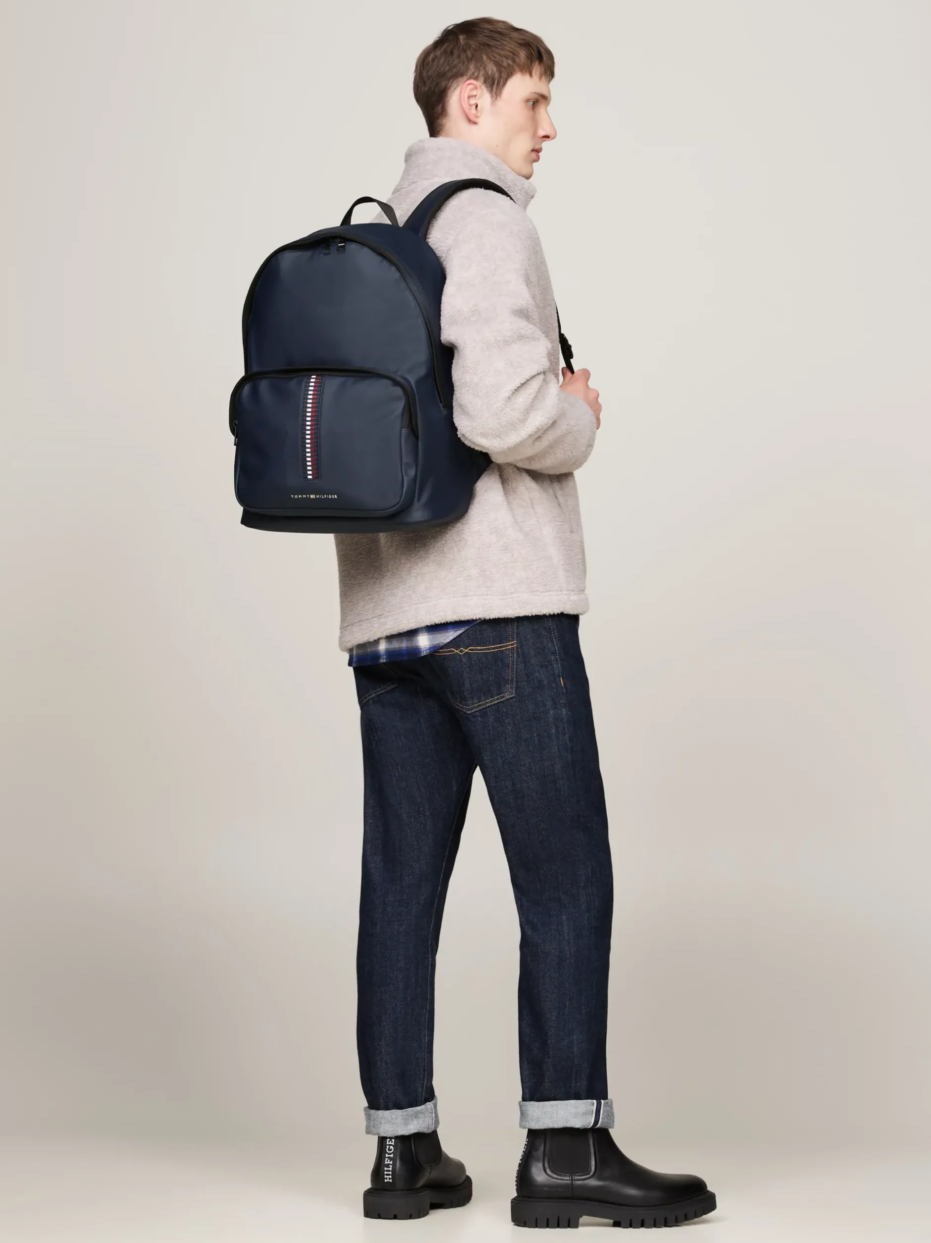 Plecaki*Tommy Hilfiger Plecak Kopułowy Corporate SPACE BLUE