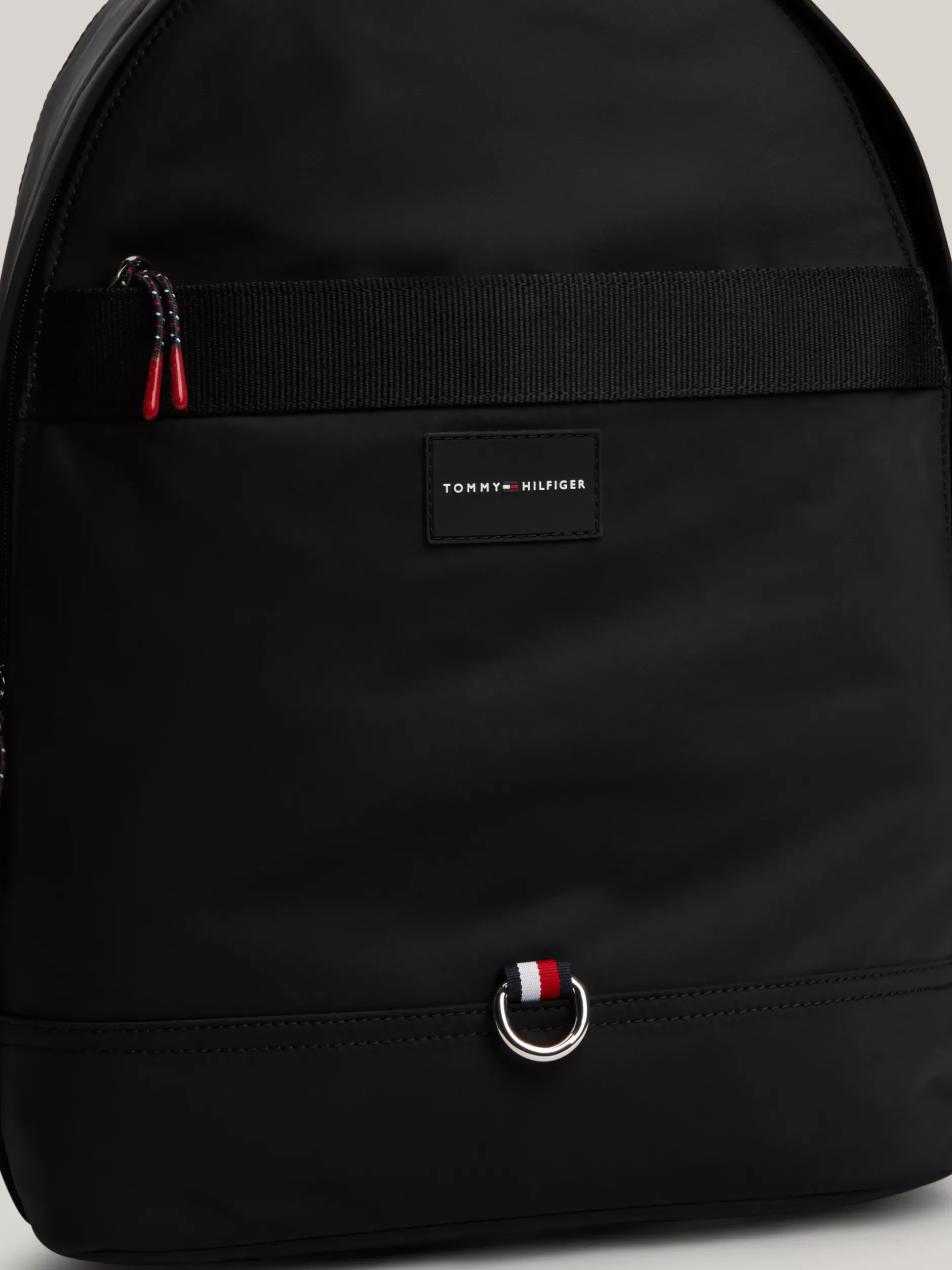 Plecaki*Tommy Hilfiger Plecak Na Laptop Z Logo BLACK
