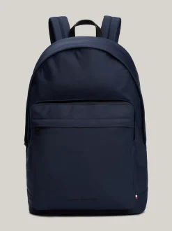 Plecaki*Tommy Hilfiger Plecak O Fasonie Kopułowym Z Teksturowanym Logo SPACE BLUE