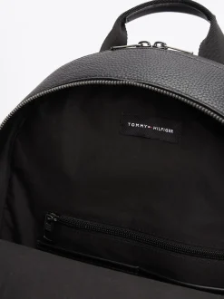 Plecaki*Tommy Hilfiger Plecak TH Business O Groszkowanej Fakturze BLACK