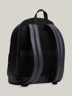 Plecaki*Tommy Hilfiger Plecak Z Fakturą Piki Na Kieszonce SPACE BLUE