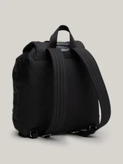 Plecaki*Tommy Hilfiger Plecak Z Klapką I Logo Z Kolekcji Stardust BLACK