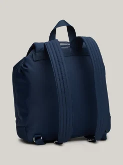 Plecaki*Tommy Hilfiger Plecak Z Klapką I Logo Z Kolekcji Stardust DARK NIGHT NAVY
