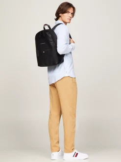 Plecaki*Tommy Hilfiger Plecak Z Kolekcji Essential BLACK