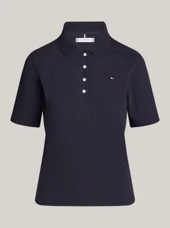 Koszulki Polo*Tommy Hilfiger Polo O Regularnym Kroju Z Wyhaftowaną Flagą DESERT SKY