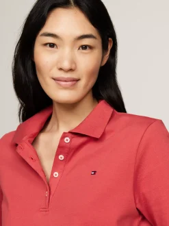 Koszulki Polo*Tommy Hilfiger Polo O Regularnym Kroju Z Wyhaftowaną Flagą TERRA RED