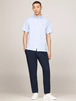 Koszule*Tommy Hilfiger Popelinowa Koszula O Regularnym Kroju SWEET BLUE