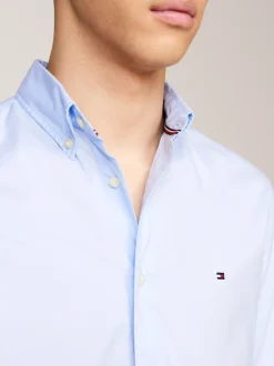 Koszule*Tommy Hilfiger Popelinowa Koszula O Regularnym Kroju SWEET BLUE