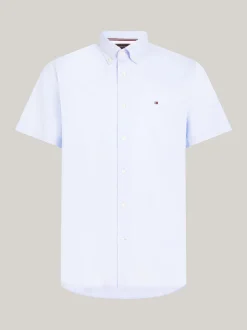 Koszule*Tommy Hilfiger Popelinowa Koszula O Regularnym Kroju SWEET BLUE